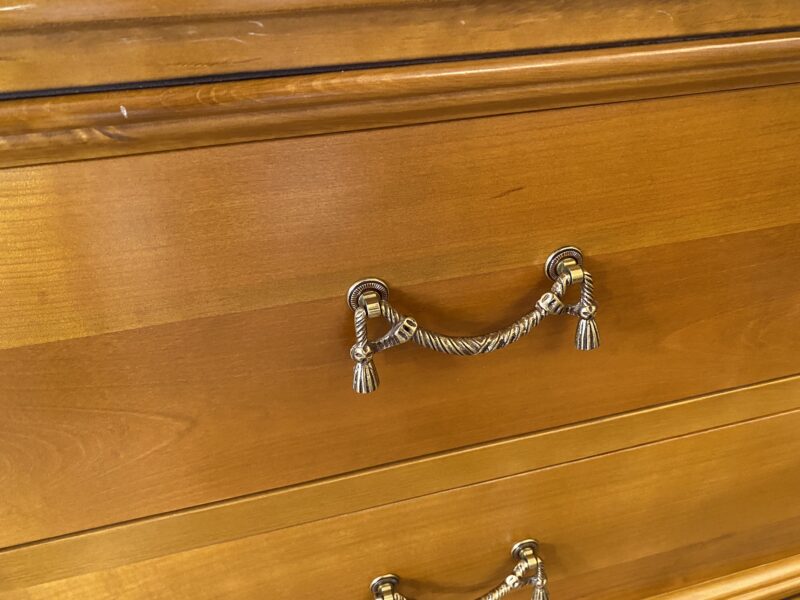Commode pantalonnière merisier