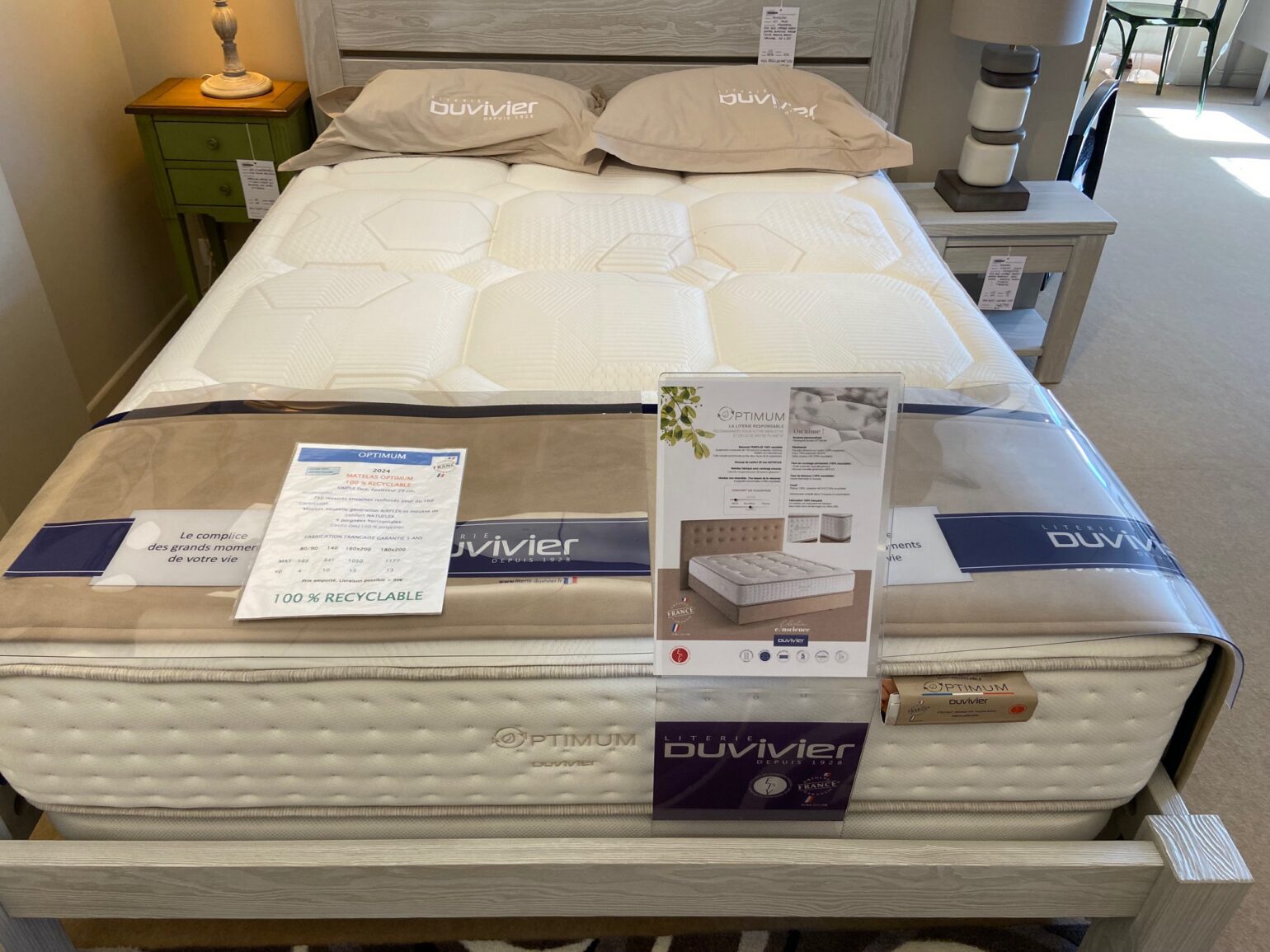 Matelas optimum fabrication française haut de gamme valence guilherand 26 07 ardeche drome (1)