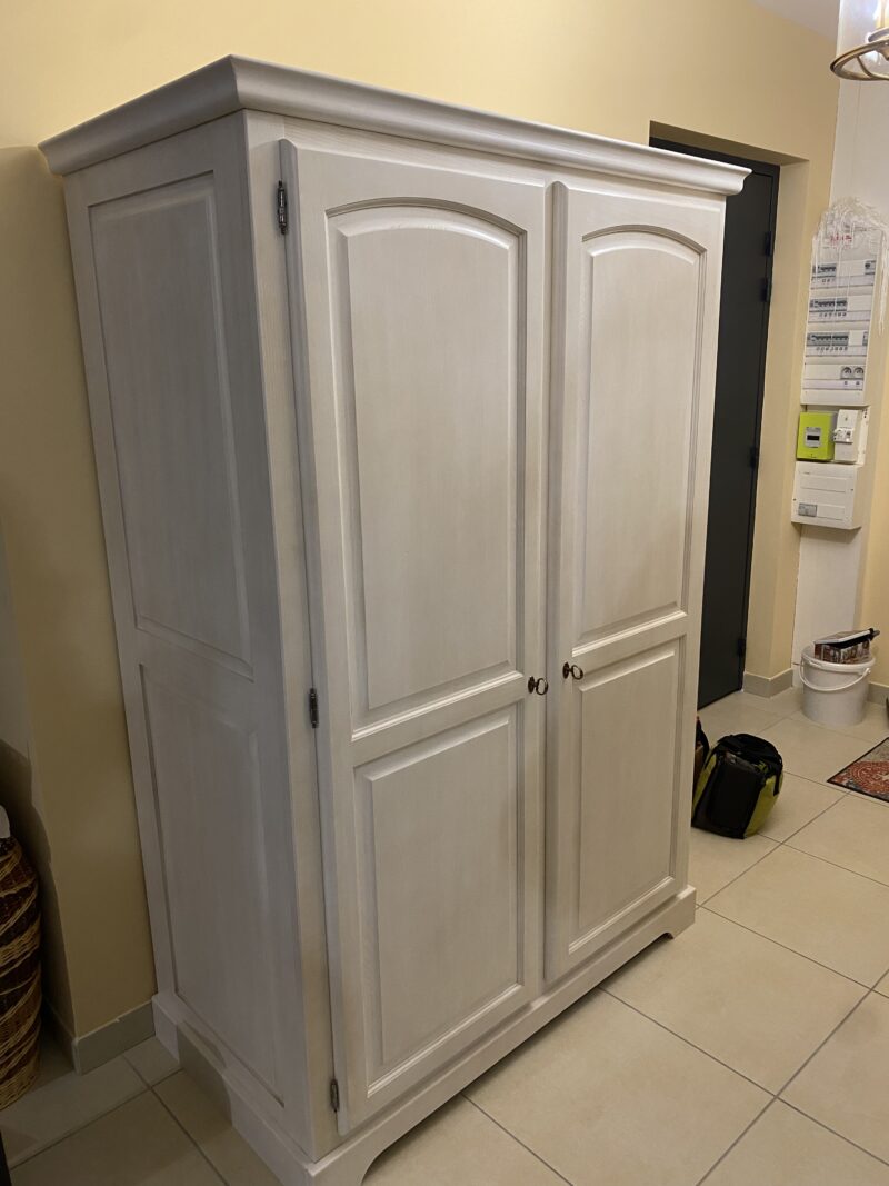 armoire en pin massif 2 portes meubles chalon