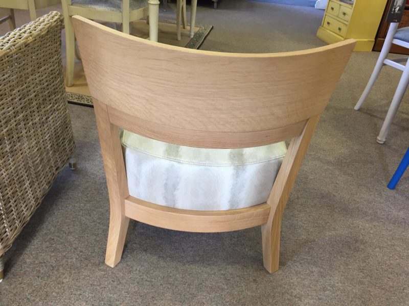 Petit fauteuil boiserie naturel
