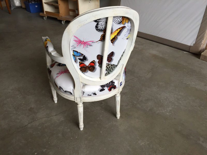 Bergère tissu papillons Christian Lacroix de Ralph M