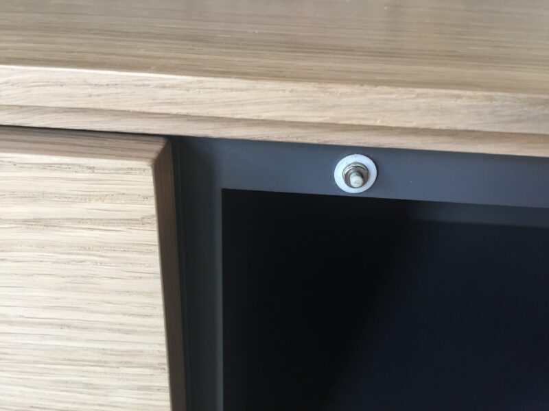 buffet buzz de dasras chêne naturel et laqeu anthracite meubles chalon 07500 guilherand (9)