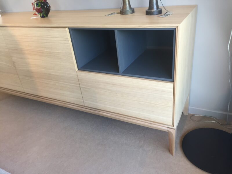 buffet buzz de dasras chêne naturel et laque anthracite meubles chalon 07500 guilherand