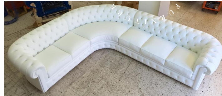 Canapé chesterfield d'angle