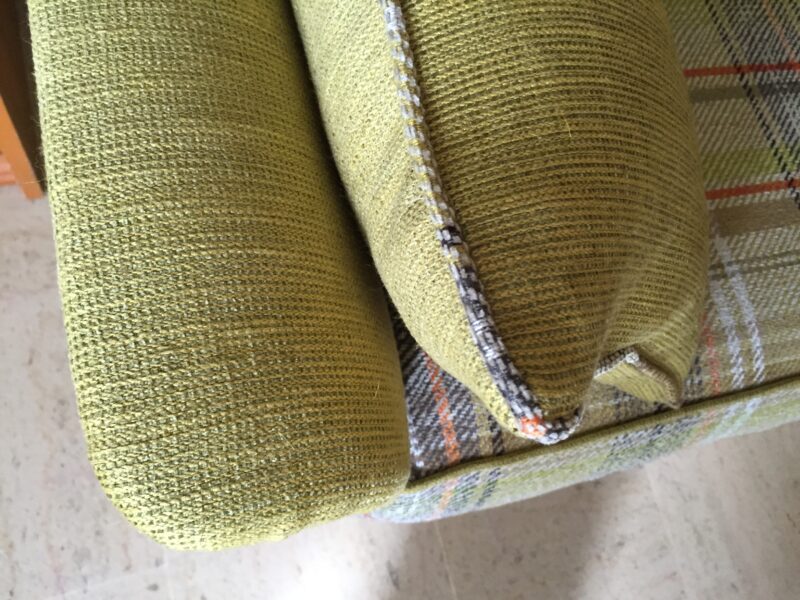 canapé et fauteuil melchior tissu duvivier meubles chalon