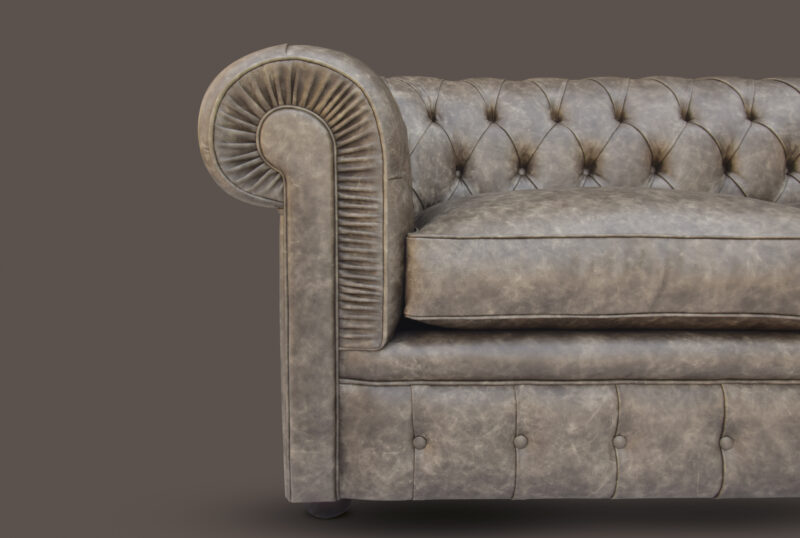 Canapé chesterfield cuir de SAN MARCO