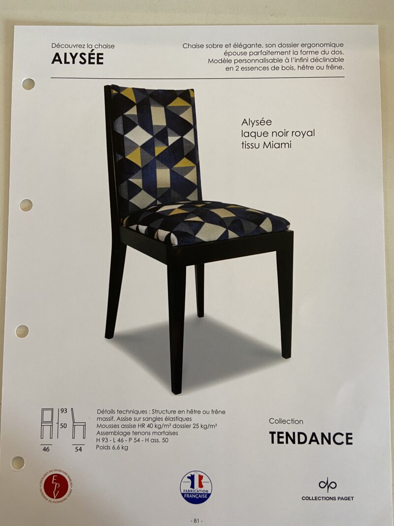 chaises valence guilherand ardeche drome fabrication francaise haut de gamme tissu paget meubles chalon 07 26 (1)