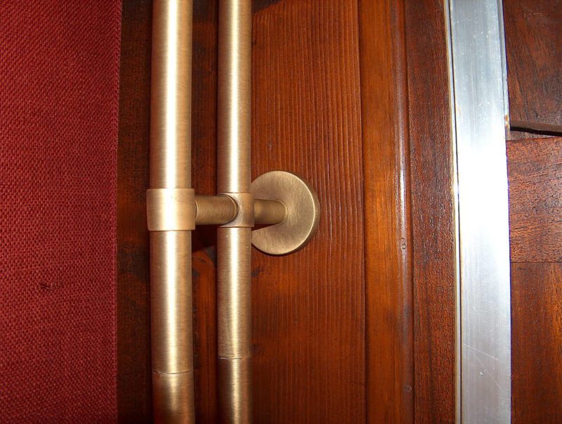 doubles tringles à rideaux bronze