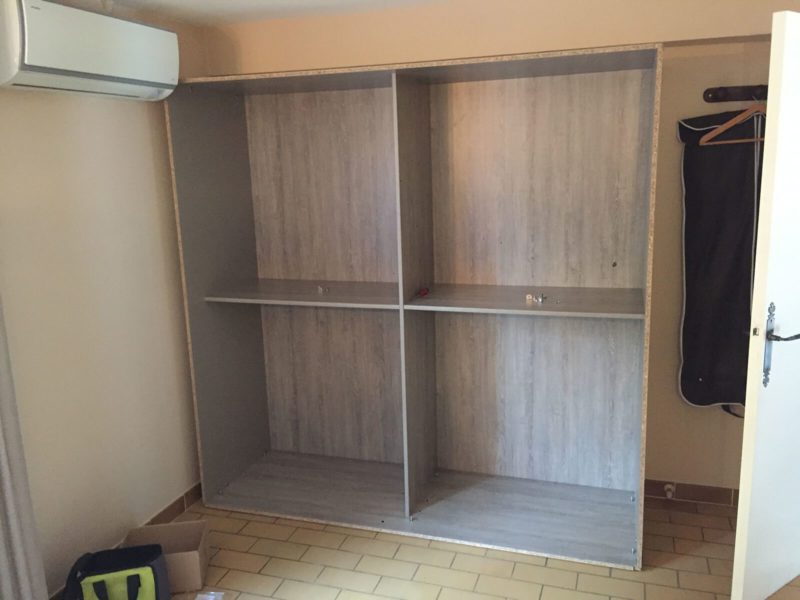 Dressing 2 portes coloris mastic