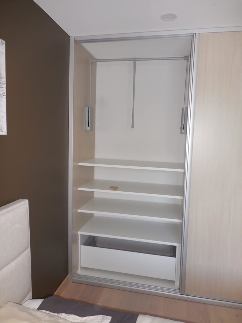 Dressing chambre portes coulissantes 1 seul remplissage