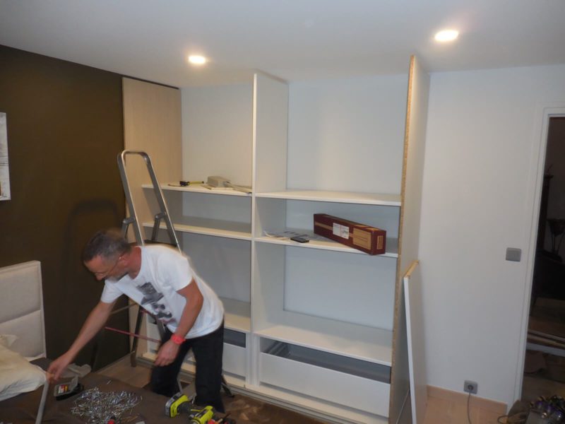 Dressing chambre portes coulissantes 1 seul remplissage