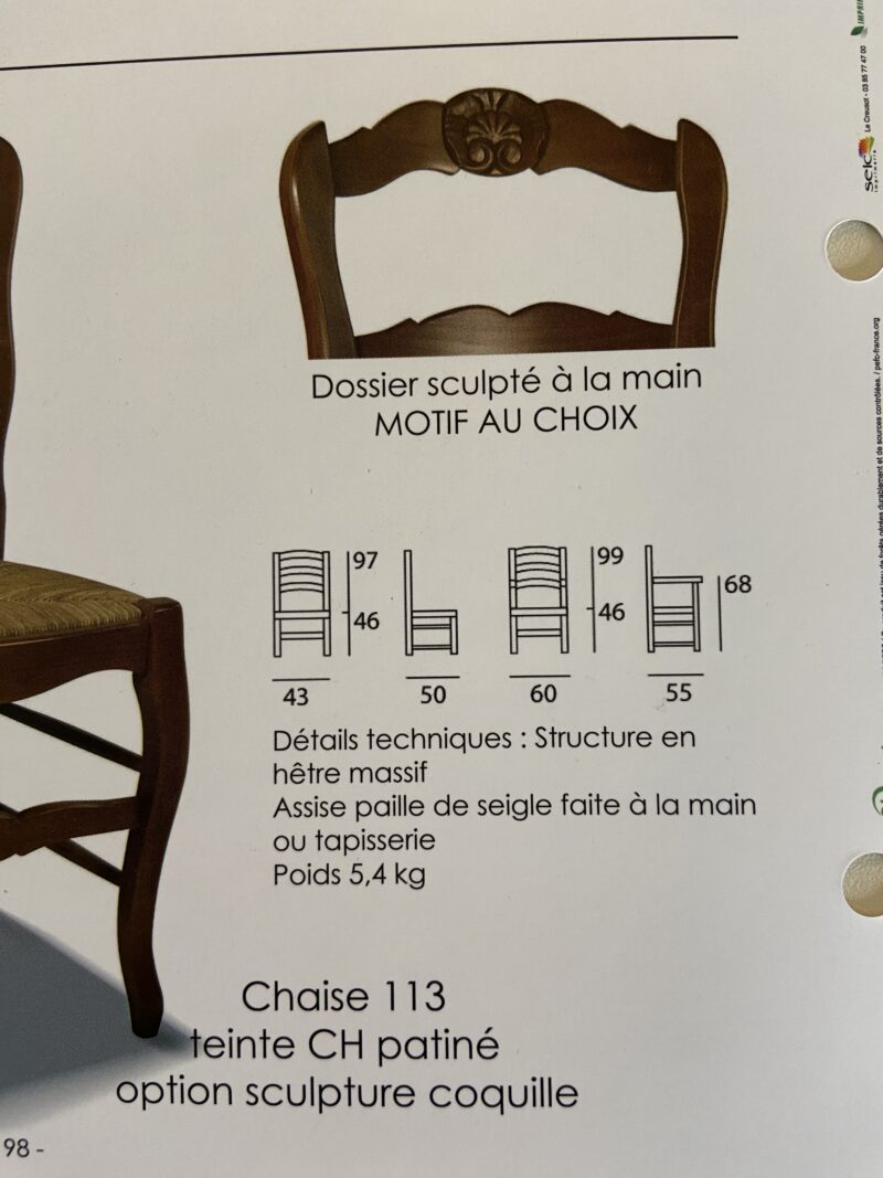 fauteuil de table style valence guilherand chaises paget (2)