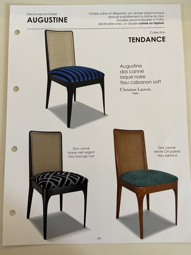 guilherand chaises valence contemporaine hetre massif tissu déco laque teinte meuble chalon 07500 26000