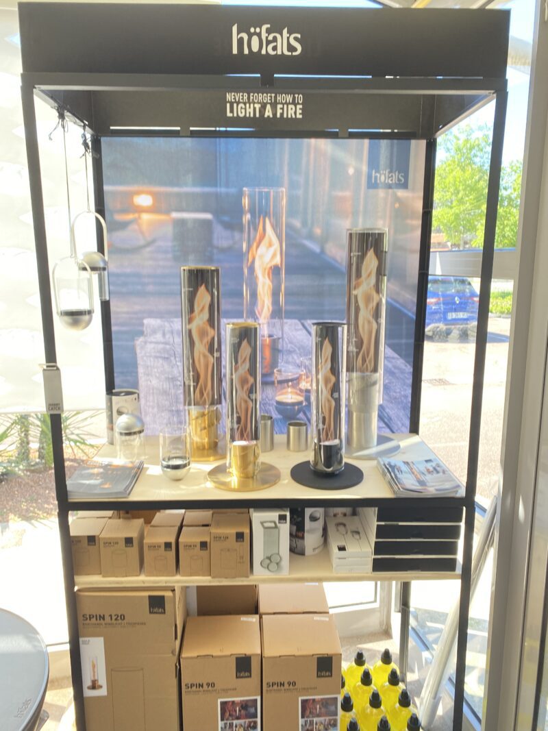 Lampe déco à l'éthanol