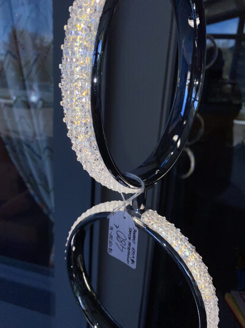 Lampadaire cercle diamant led
