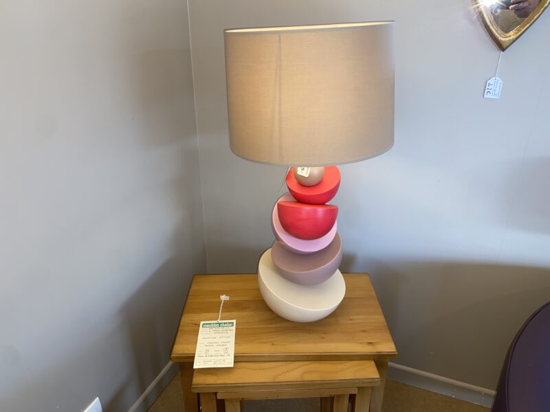 Lampe bols empilés colorés