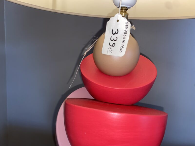 Lampe bols empilés colorés