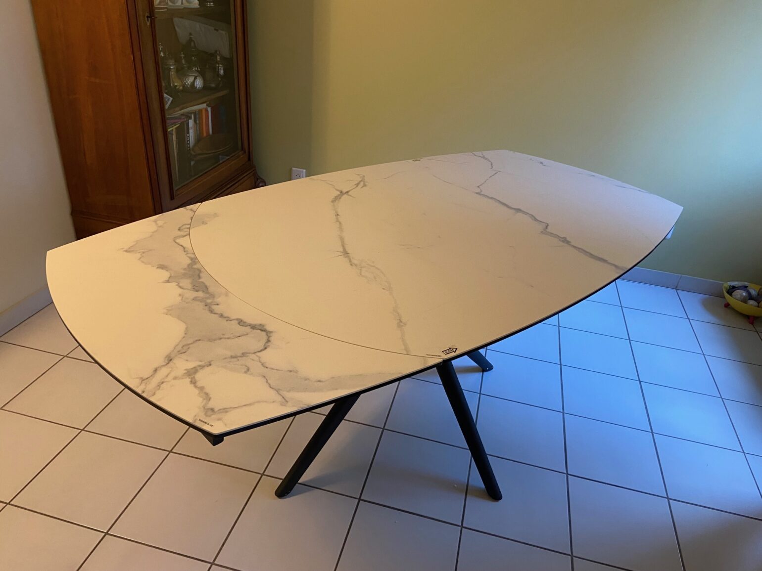 meuble chalon table contemporaine céramique avec allonges valence guilherand 07 26 ardeche drome (1)