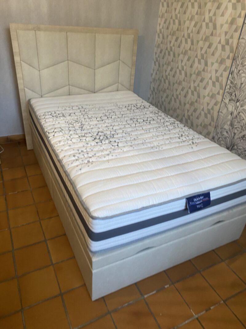 meubles chalon valence guilherand lit literie coffre rangement haut de gamme qualite fabrication francaise tissus aux choix matelas ressorts ensachés tete de lit avec rangement decosom (18)