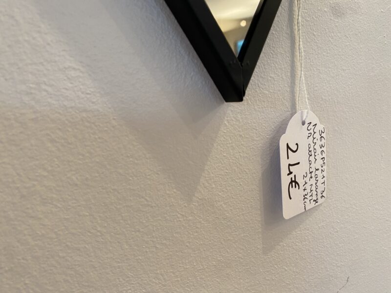 Miroirs losange noir