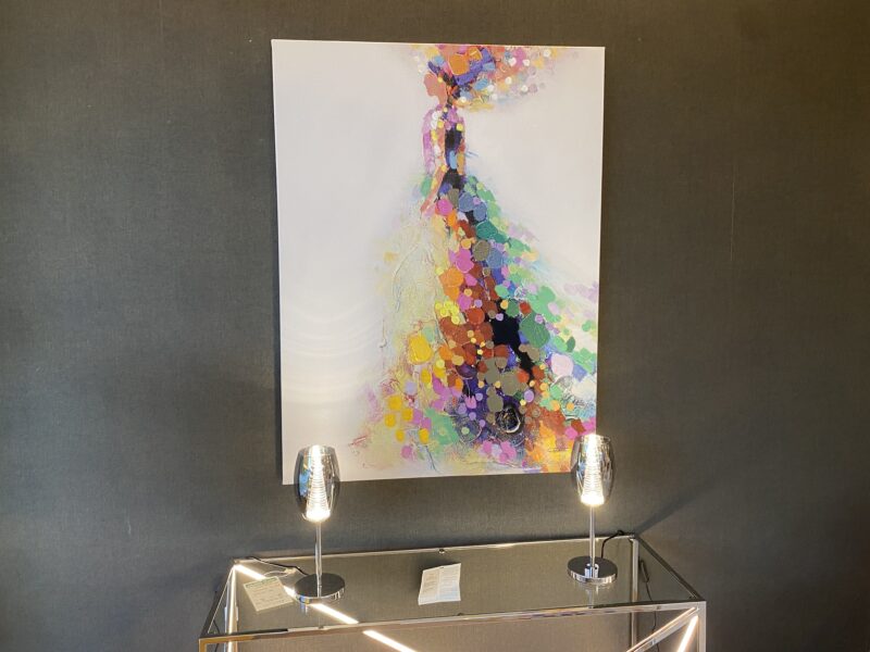 Peinture femme coloré