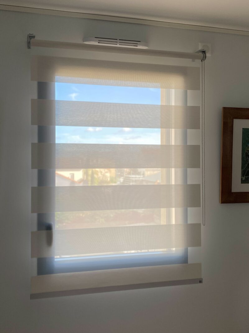 store a enroulement tissu voilage semi occultant