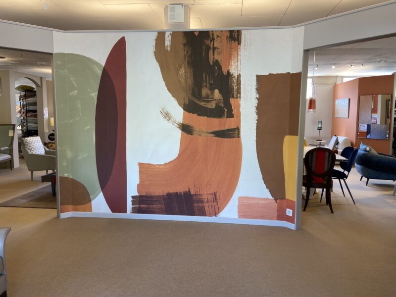 pose d'un papier peint panoramique au magasin, une autre de nos possibilités 07 26 meuble chalon 07500 26000 (7)
