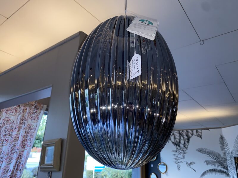 lustre boule de verre
