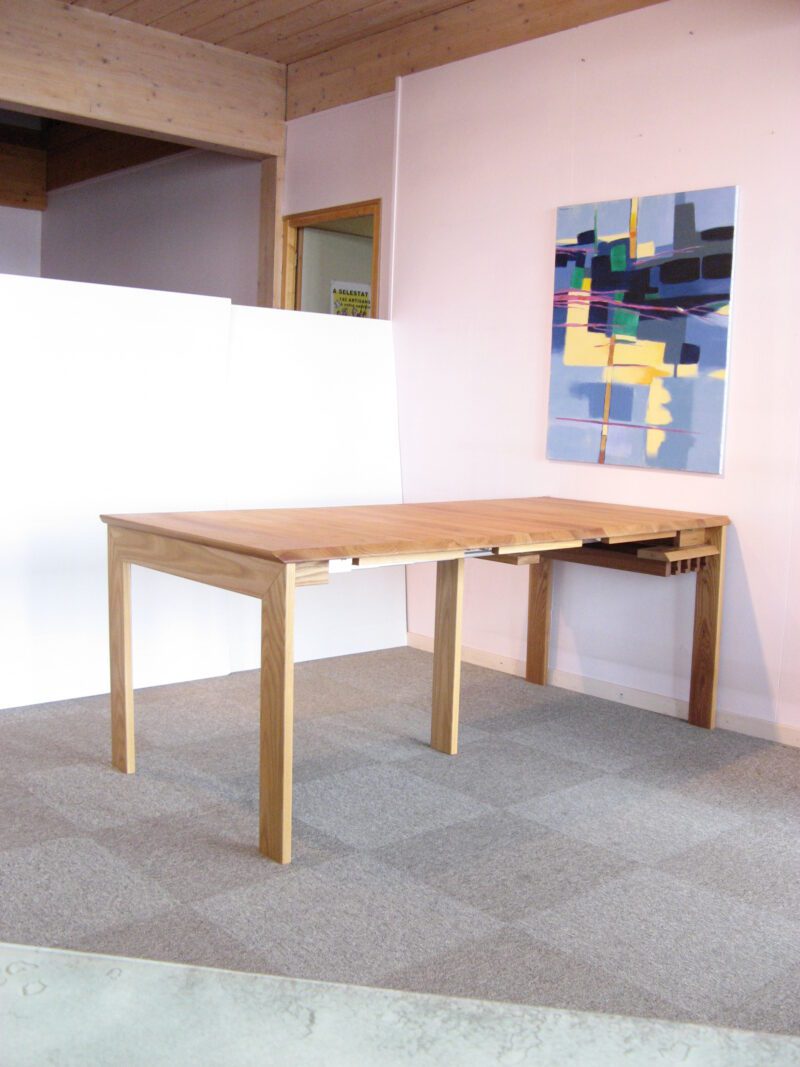 table console extensible allonges incorporées taglan meubles chalon bois massif