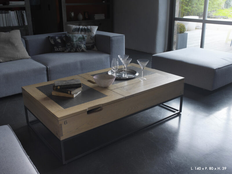table basse dinatoire artcopi