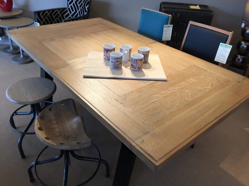 Table style industriel