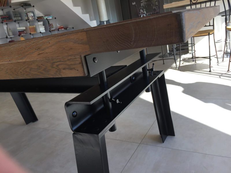 Table style industriel