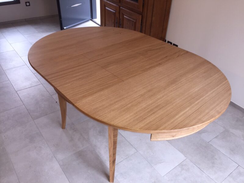 table ronde chêne massif alloge incorporée DASRAS meubles chalon (5)