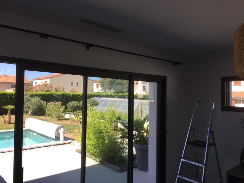 tringle a rideaux grande longueur