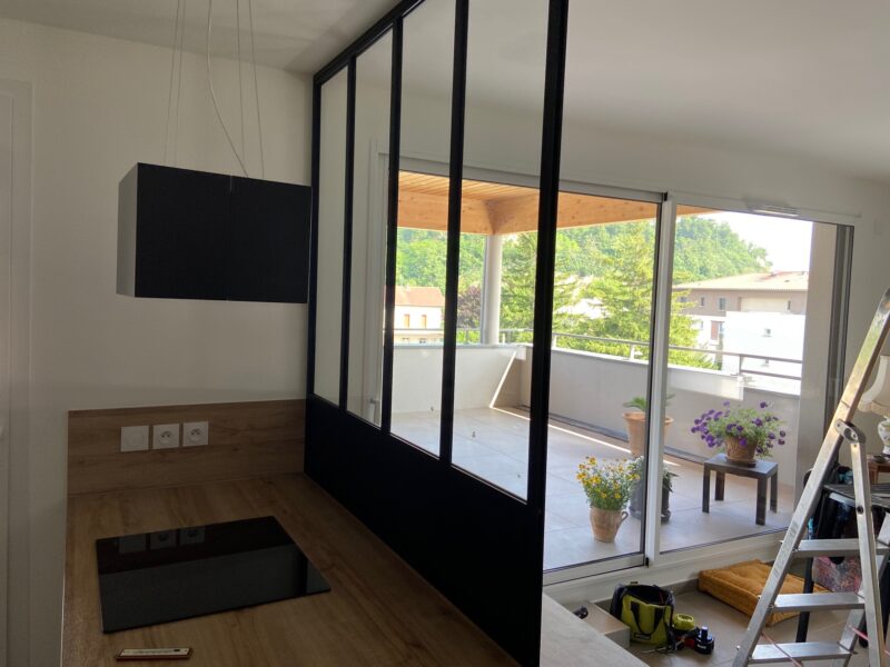 verriére NEVES métal et verre meuble chalon 07500 26000 valence guilherand 07 26 pose (2)